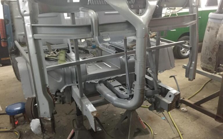 1963 Volkswagen 23 Window Bus Green restoration p 1 u 1-8