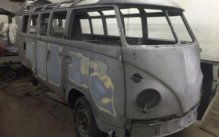 1966 Volkswagen 21 Window Microbus Montana restoration p 4 u 1-1