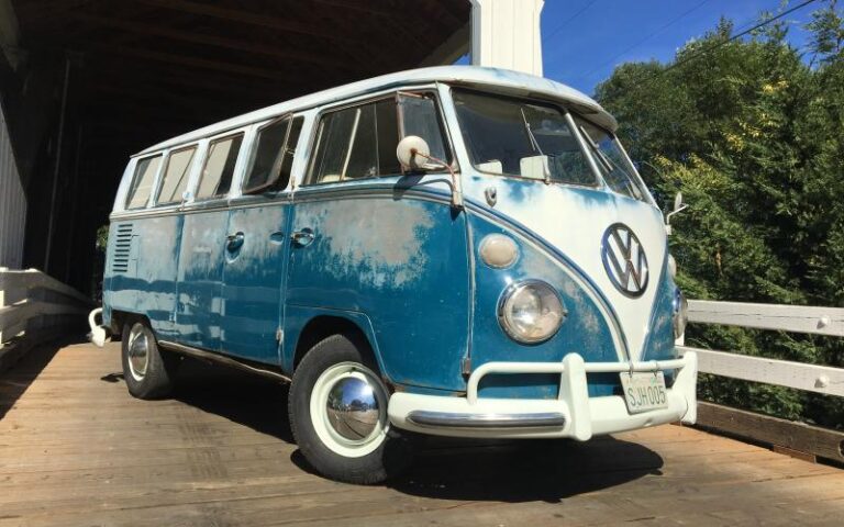 1967 VW 13 Window Deluxe Sea Blue Micro Bus OG Paint s4