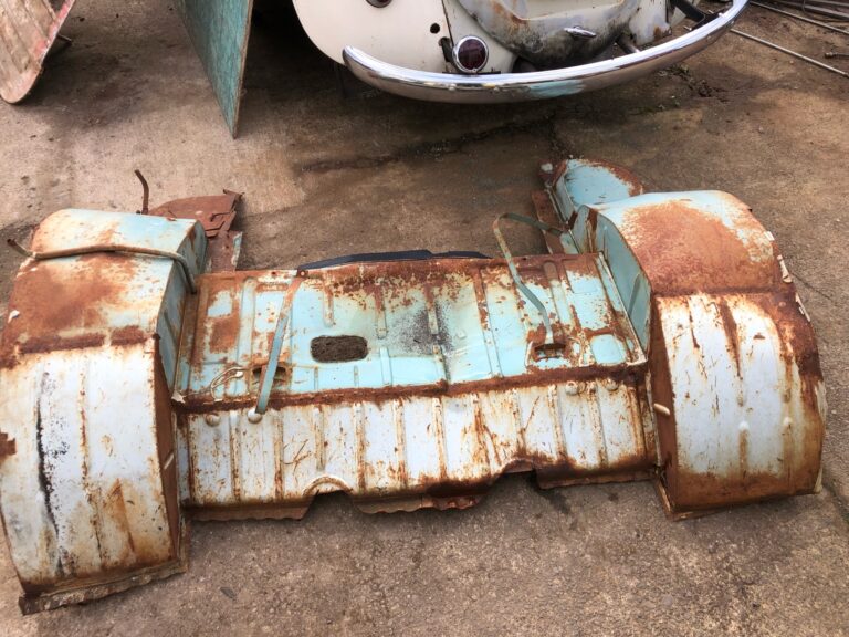 1960 15 window deluxe vw bus sub frame and rear panel repair silver lining auto restoration