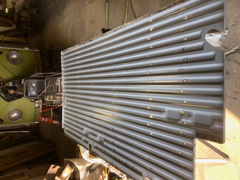 1960 15 window deluxe vw bus main floor replacement silver lining auto restoration