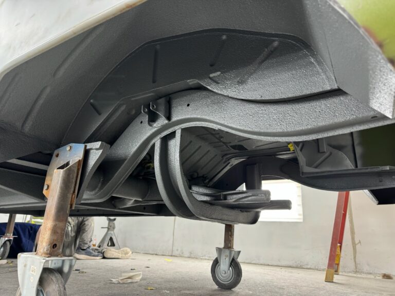 1963 ez camper vw bus restoration in primer silver lining auto restoration oregon