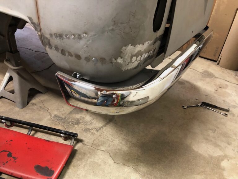 1965 21 window deluxe vw bus bumper fitment silver lining auto restoration oregon