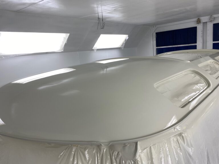1963 23 window mouse grey deluxe bus roof in paint silver lining auto restoration oregon